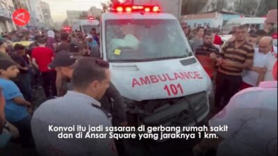 Israel Serang Ambulans Tewaskan 15 Orang Dalam Konvoi Rumah Sakit di Gaza